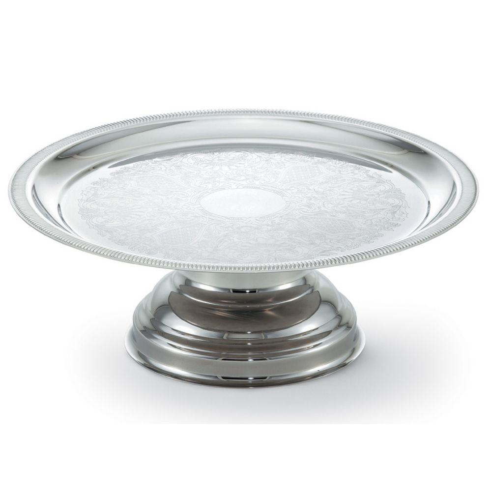 Vollrath Elegant Reflections&trade; S/S 12" Cake Stand