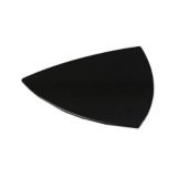 Carlisle&reg; Epicure&reg; 11" TriArc Black Plate