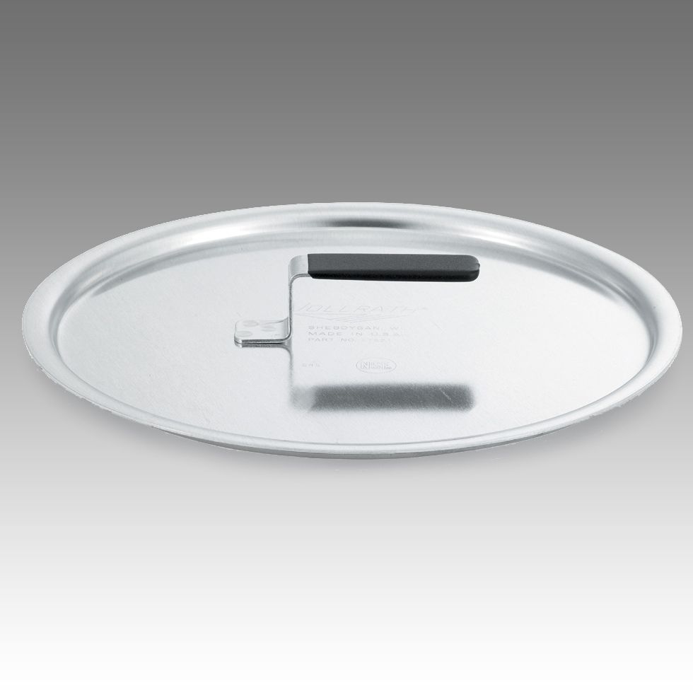 Flat Aluminum Cookware Cover w/ Torogard Handle, 12-3/4" Diam