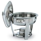 Vollrath Orion Small Oval Mirror Finish S/S 4 Qt Lift-Off Chafer