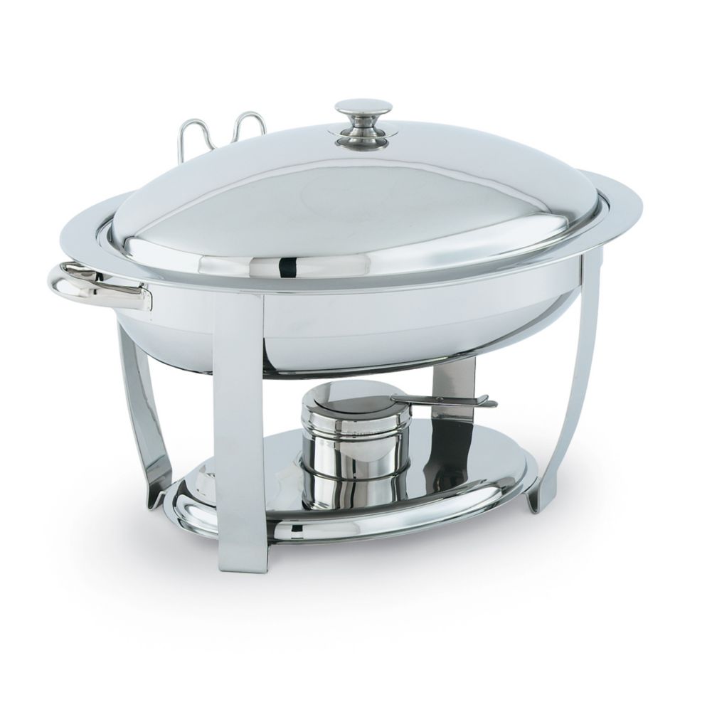 Vollrath Orion Large Oval Mirror Finish S/S Lift-Off 6 Qt Chafer