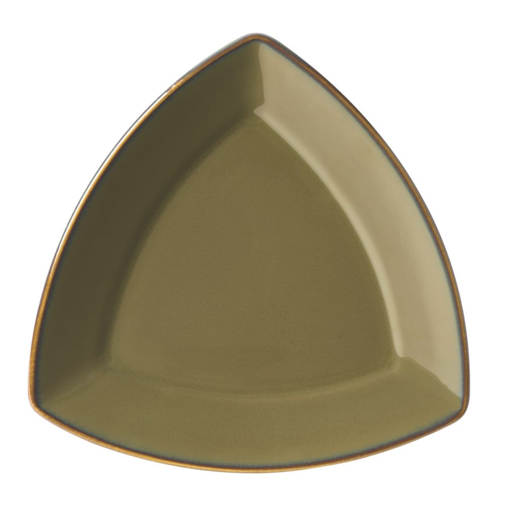 Homer Laughlin China Pesto&reg; Times Square Triangle Plate