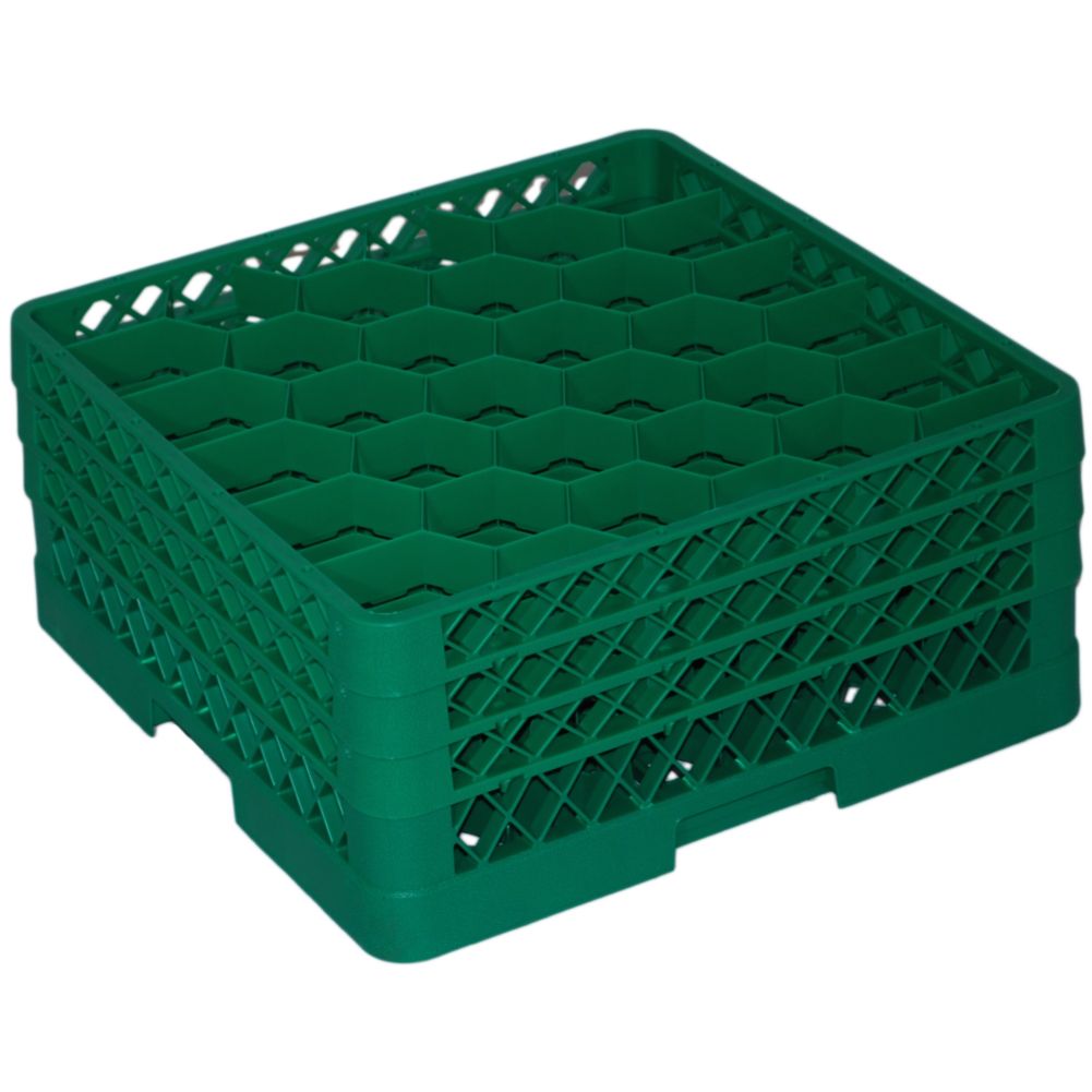 Traex&reg; Green 30 Compartment 3 Hexagon Extender Glass Rack