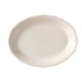 Vertex&reg; China California American White Scalloped 11-5/8" Platter
