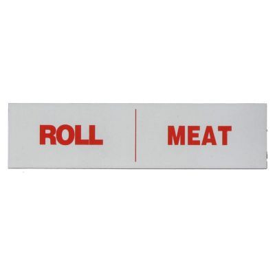 Vollrath R-L  B/M Sub Label Oven Tag