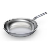 Wear-Ever Nat. Finish Alum. 8" Fry Pan w/ Trivent" Handle