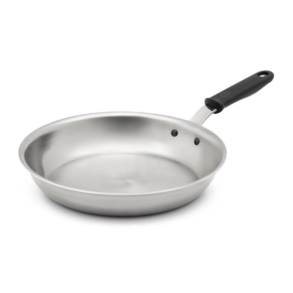 Wear-Ever Nat. Finish Alum. 12-In. Fry Pan w/ TriVent Silicone Handle