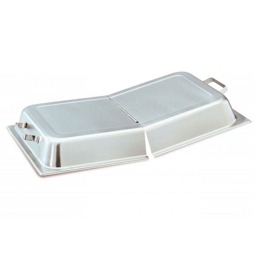 Vollrath Full Size S/S Hinged Dome Cover w/ Handles