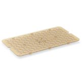 Super Pan III 1/3 Size High Temp Plastic False Bottom, Amber