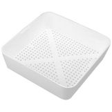 Plastic Floor Sink Basket, 8-1/2" Sq, 2" H