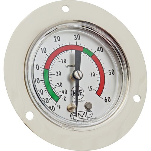 Refrigerator / Freezer Thermometer, S/S Housing, 9"