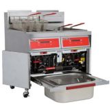 Vulcan Hart S/S Gas Two Fryers with KleenScreen&reg;
