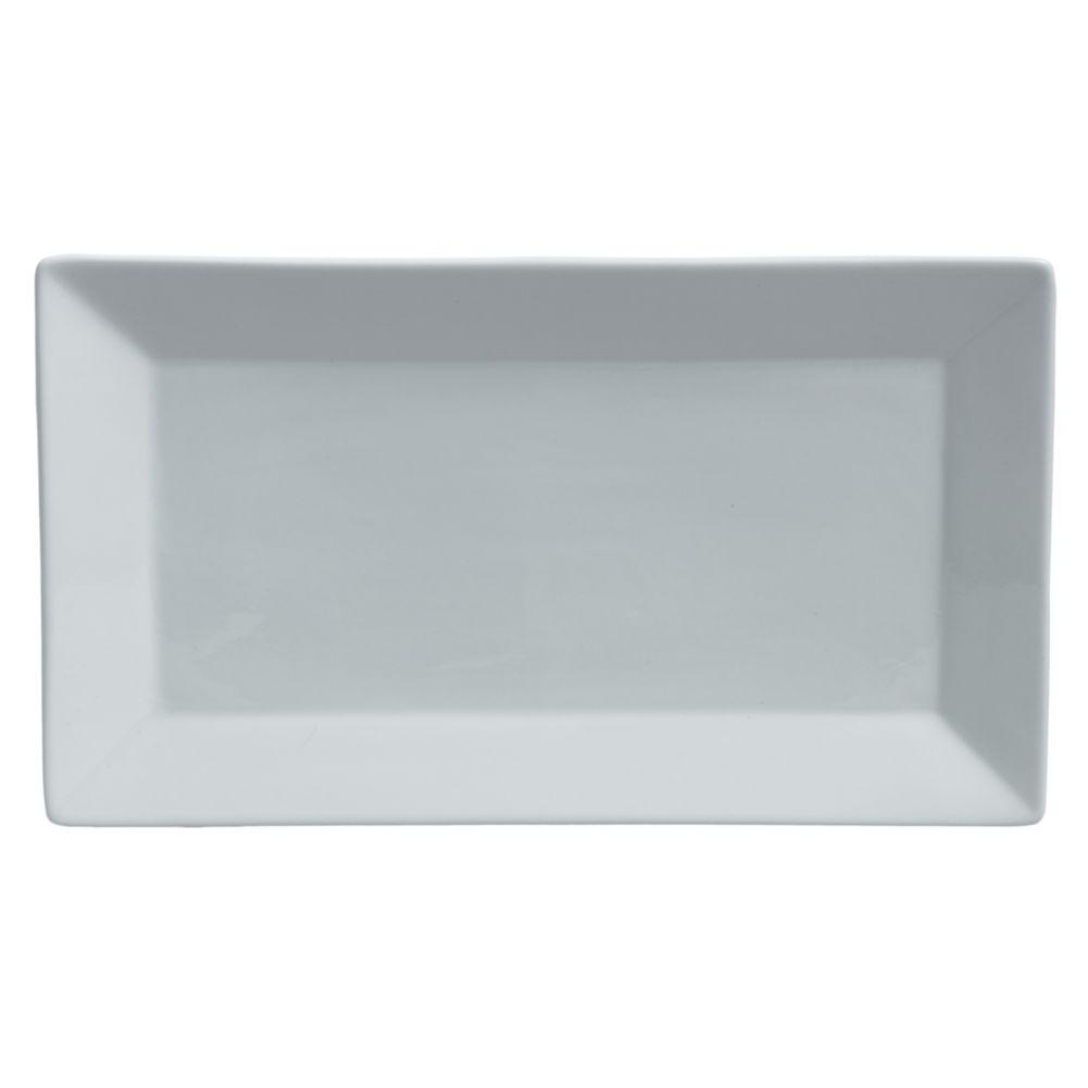 Steelite Varick Cafe White Porcelain 11" x 6" Rect. Tray