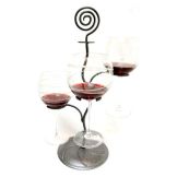 Dine Art Three-Tier Wine Glass Holder