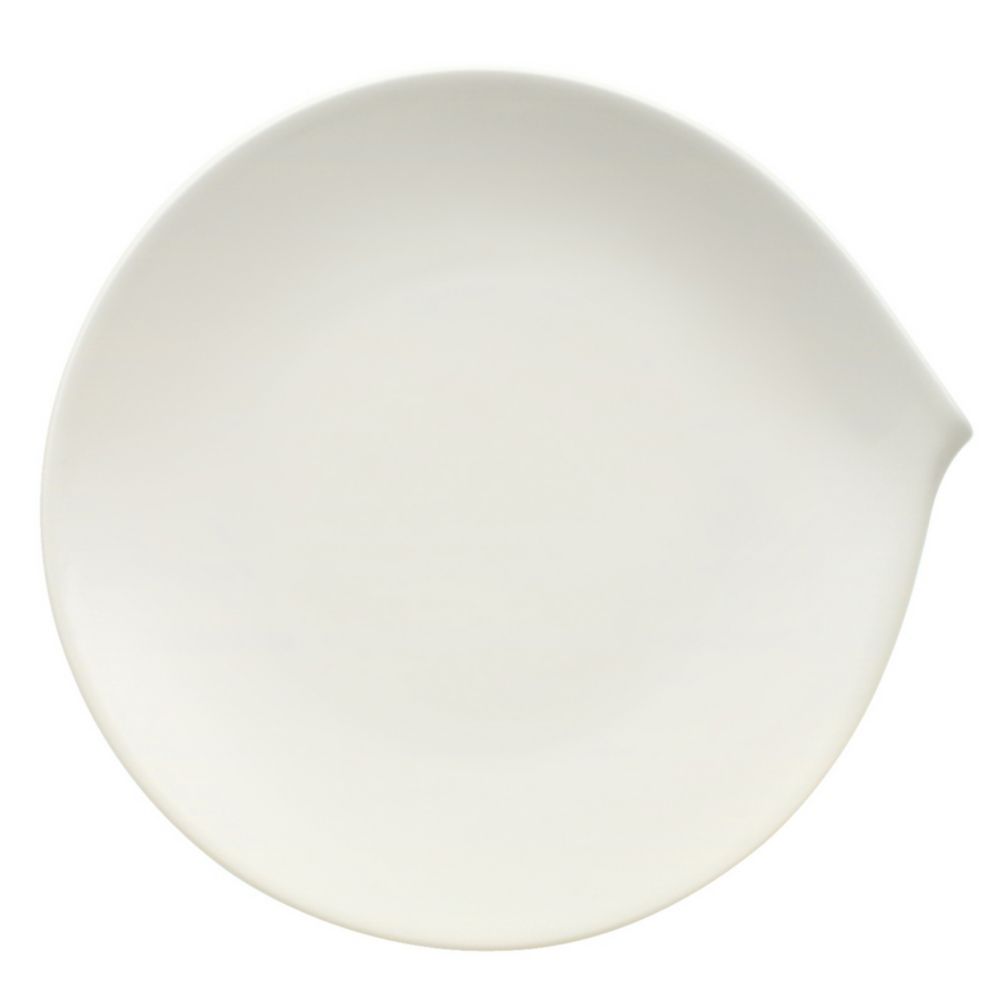 Flow Dinner Plate, 9" x 8-1/2"