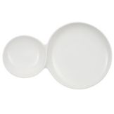 Flow Two In One Saucer, 18-1/2" x 11-1/2"