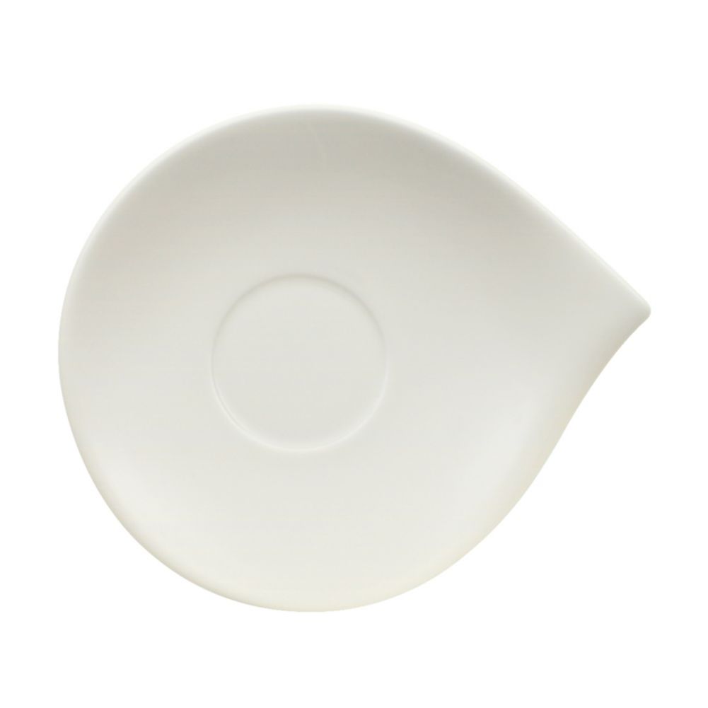 Flow Teacup Saucer, 7" x 6"