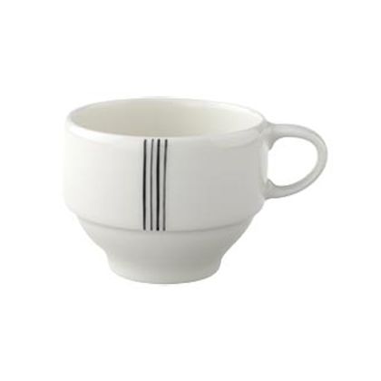 Black Lines Day Stacking Cup, 7.5 oz