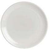 Steelite Rene Ozorio Aura Asian White 9-7/8" Rimmed Coupe Plate