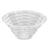 Gourmet Display&reg; 14" Round Clear Textured Acrylic Bowl