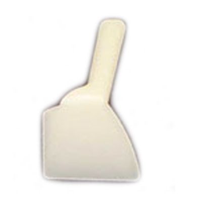 Scraper, Dough, Plastic, Wht Hndl