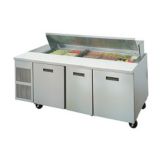 Randell&reg; 84" High Volume Saladtop Refrigerated Prep Table