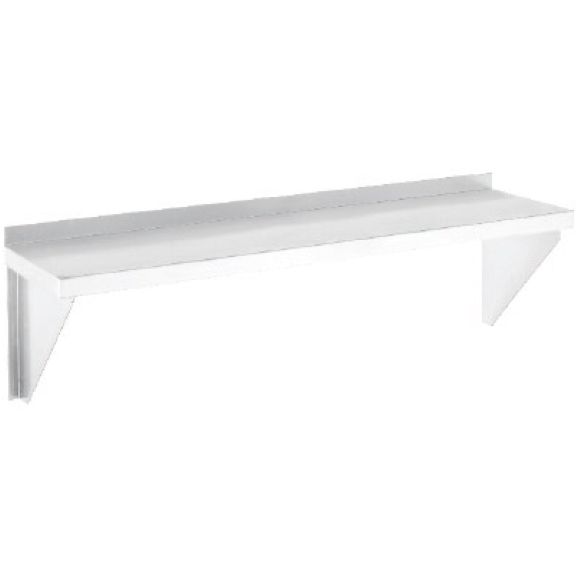 Channel Aluminum Wall Shelving, 36" X 12"