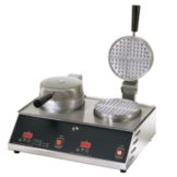 Star&reg; Mfg. Double CSA Standard 7" Round Waffle Baker