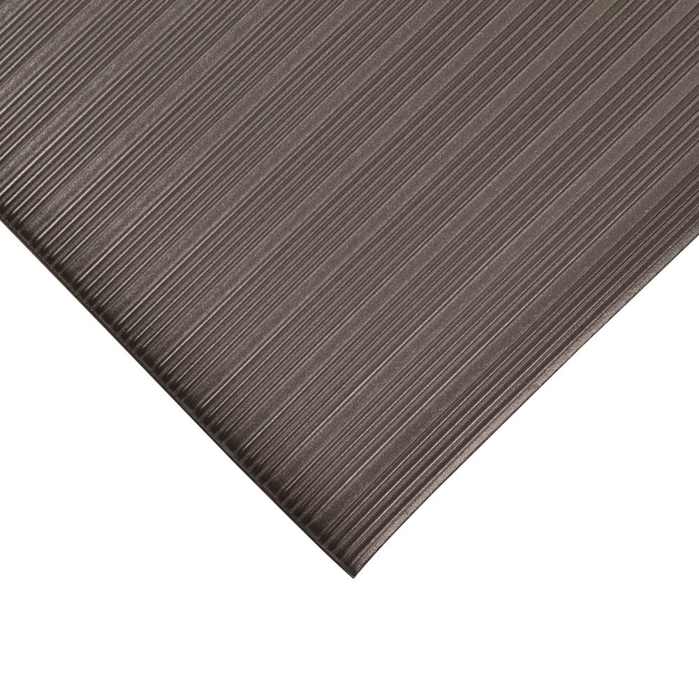 NoTrax&reg; Comfort Rest 3' x 10' Coal Floor Mat