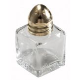 Salt & Pepper Shaker w/Gold Top, 1/2 oz