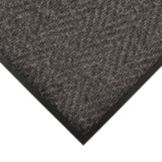 NoTrax&reg; Chevron 3' x 5' Charcoal Indoor / Outdoor Floor Mat