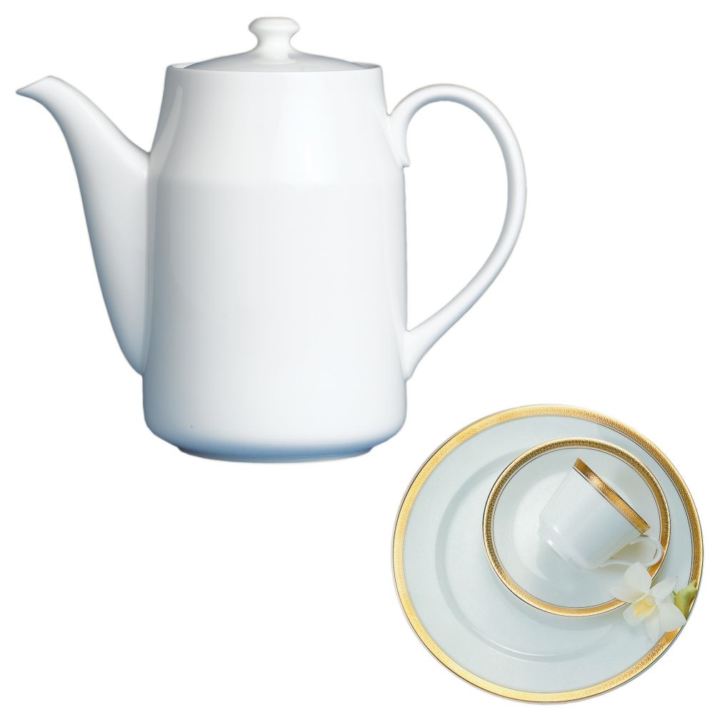 Steelite Royal Court Esmeralda 11-3/4 Oz Coffee Pot