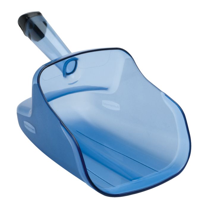 Rubbermaid Blue 74 oz Safety Ice Scoop w/ Hand Guard
