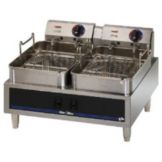 Star&reg; Mfg Star-Max&reg; Counter Electric 30 LB. Twin Pot Fryer