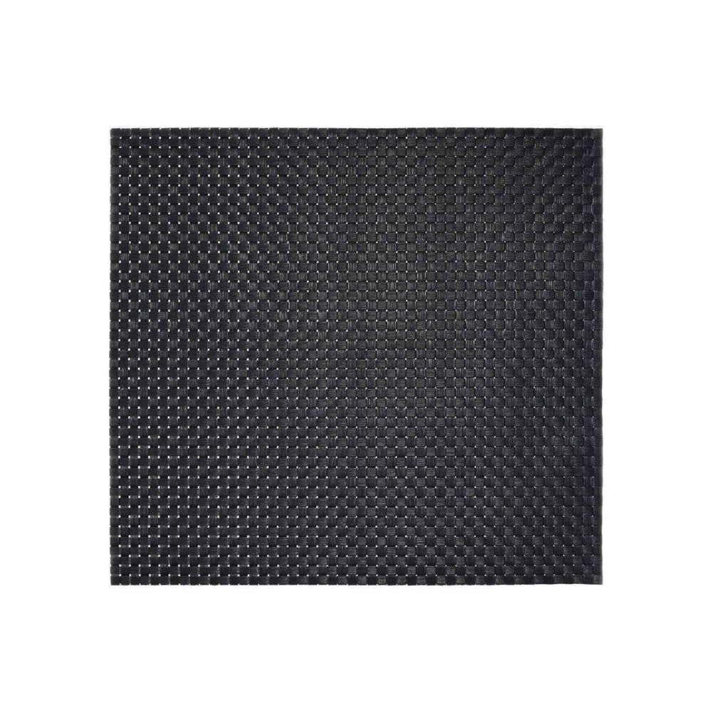Front Of The House&reg; 13"x14" Black Basketweave Placemat