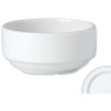 Steelite Performance Simplicity Black Line Stackable 10 Oz. Soup Bowl
