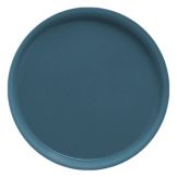 Cambro&reg; Camtray&reg; 14" Slate Blue Round Serving Tray