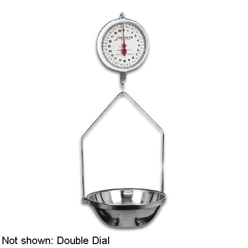 Detecto&reg; Hanging Double Dial 40 Lb. Fish Scale