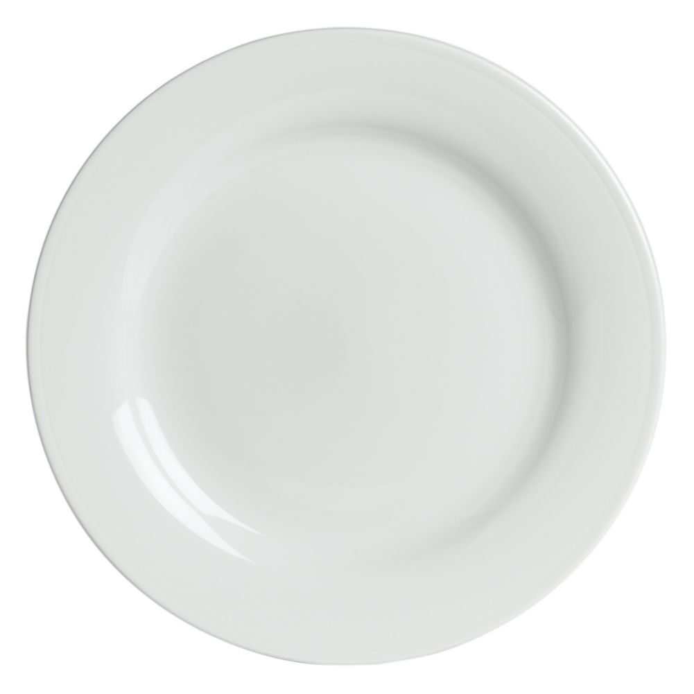 Steelite Rene Ozorio Concerto White 10-5/8" Presentation Plate