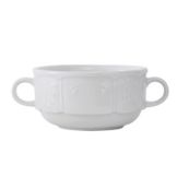 Tuxton 11 Oz Soup Mug, Chicago Series, Porcelain White