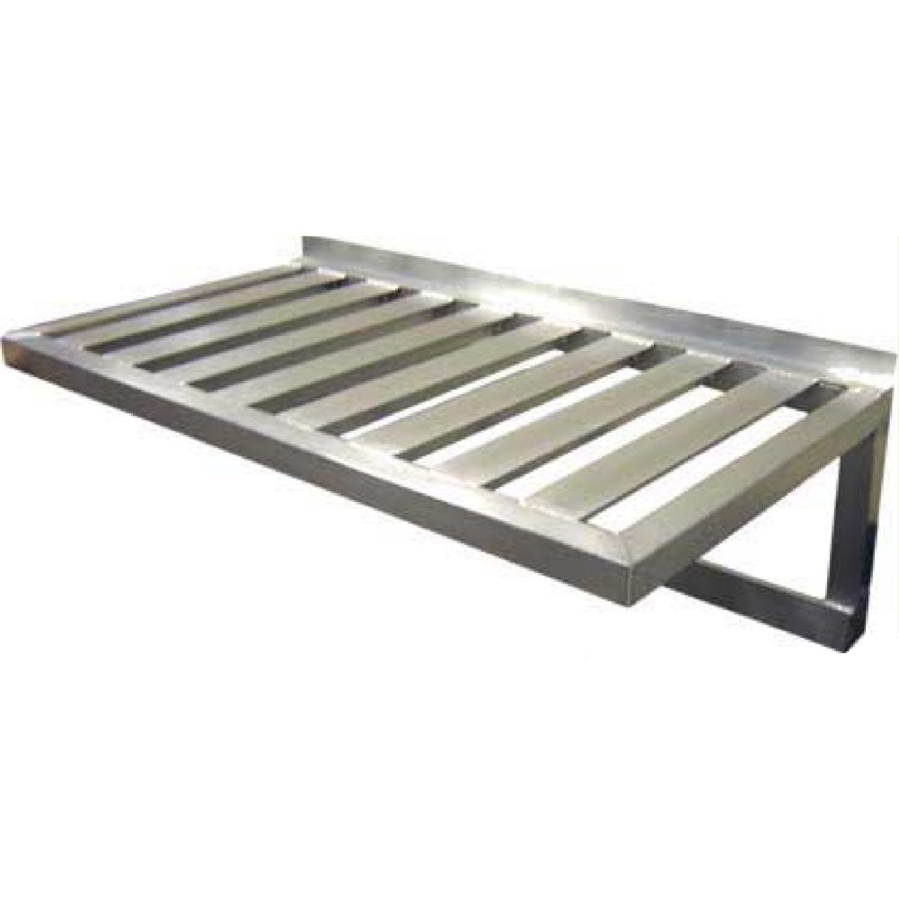 Win-Holt&reg; Wall Mount T-Bar Shelf w/ Pot Rack