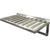Win-Holt&reg; Wall Mount T-Bar Shelf w/ Pot Rack