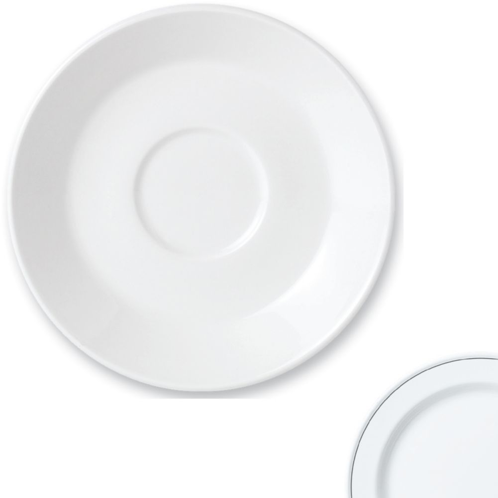 Steelite Performance Simplicity Black Line 6" Slimline Saucer