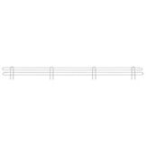 Metro&reg; Super Erecta&reg; 4 x 60" Chrome Shelf Ledge