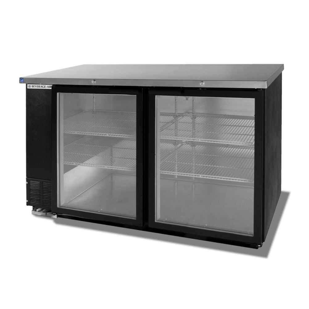 Beverage-Air 59" Refrigerated Backbar Cabinet with 2 Glass Doors