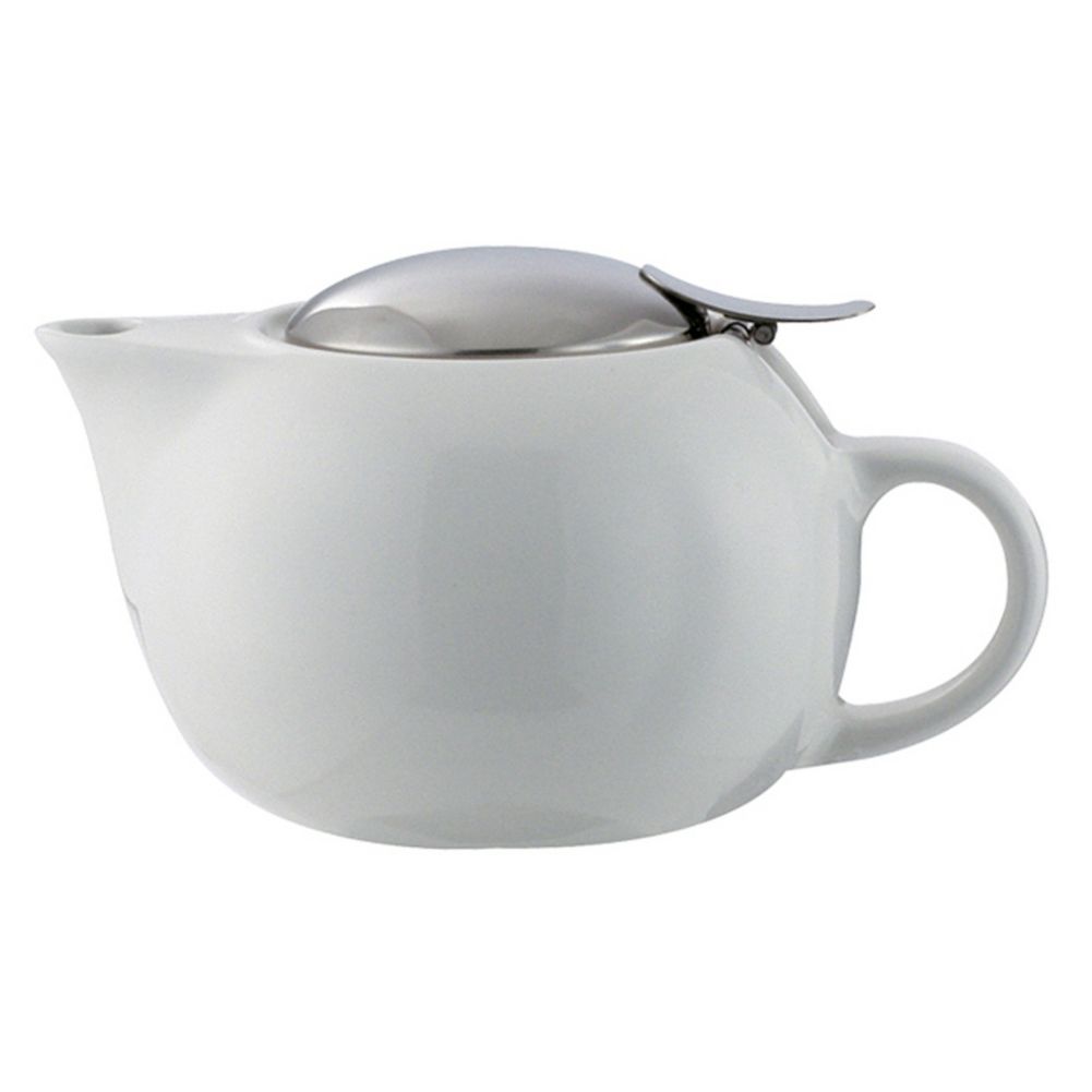 Service Ideas White Ceramic .3 liter Teapot