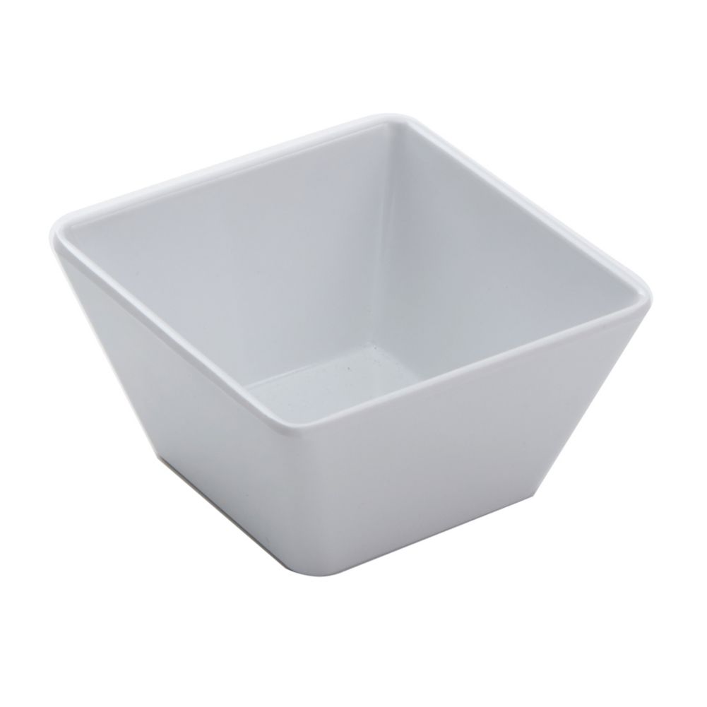 American Metalcraft Endurance&trade; White Melamine 23 Oz Square Bowl