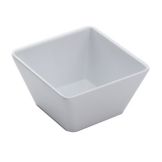 American Metalcraft Endurance&trade; White Melamine 23 Oz Square Bowl