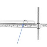 Metro&reg; Super Erecta&reg; 1 x 21" Chrome Shelf Ledge