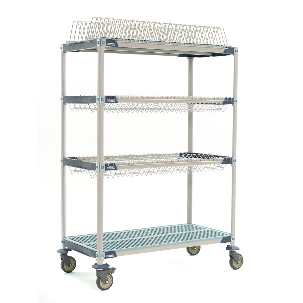 Metro 24 x 48 x 75-1/2 Metromax I Mobile Drying Rack Unit